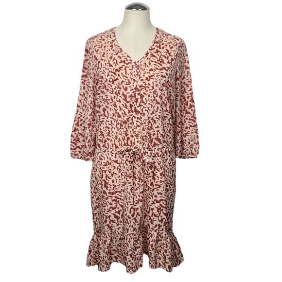 Cabi Sienna Half Button Down Waist Tie Dress XS - Picture 1 of 9